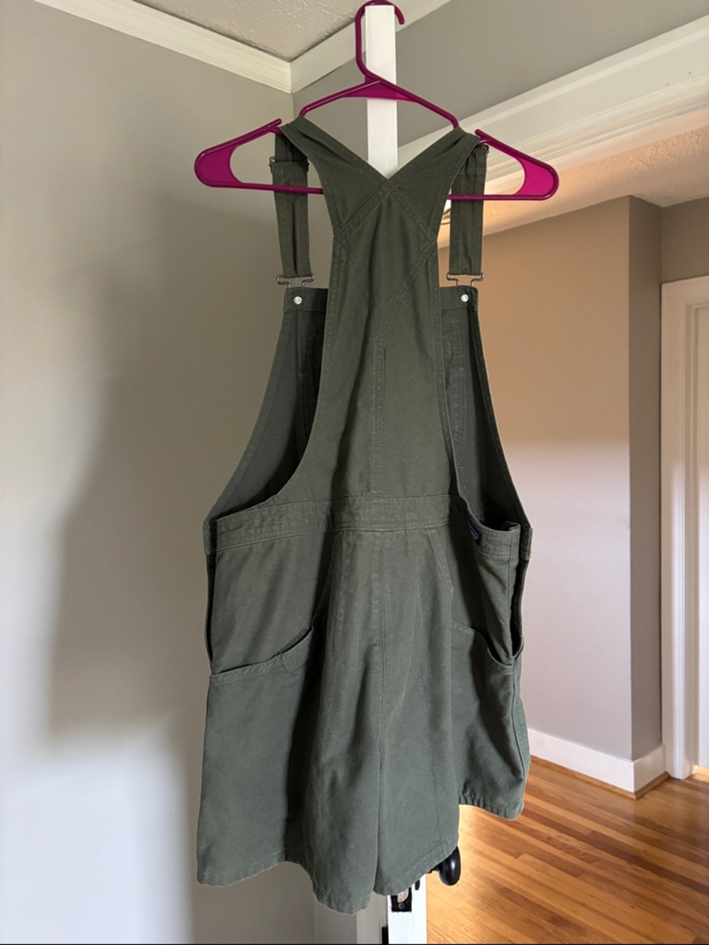 Patagonia Olive Green Short Overalls - Picture 2 of 6